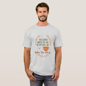 コーヒーよりあなたのことが好きスローガンTシャツ Tシャツ (正面フル)