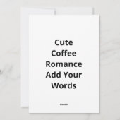 コーヒーよりも大好きかわいいロマンティックスタイル シーズンカード (裏面)