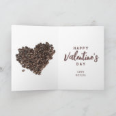 コーヒーよりも愛してる | ラテアートバレンタイン カード (内部)