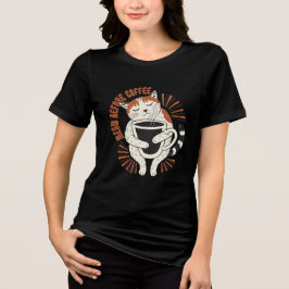 コーヒーよりニャンコ トライブレンドTシャツ
