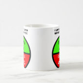 コーヒーより妻が好き Funny Mug コーヒーマグカップ (中央)