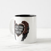 コーヒーより愛してる ツートーンマグカップ (正面左)