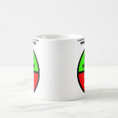 コーヒーより旦那様が好き Funny Mug コーヒーマグカップ (中央)