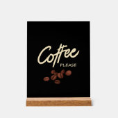 コーヒーをお願い アクリルサイン (正面)