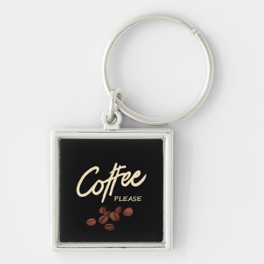 コーヒーをお願い キーホルダー (正面)
