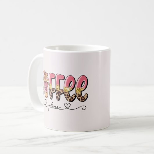 コーヒーをお願い コーヒーマグカップ (正面左)