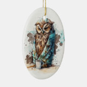 コーヒーをお願い セラミックオーナメント (右)