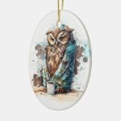 コーヒーをお願い セラミックオーナメント (左)