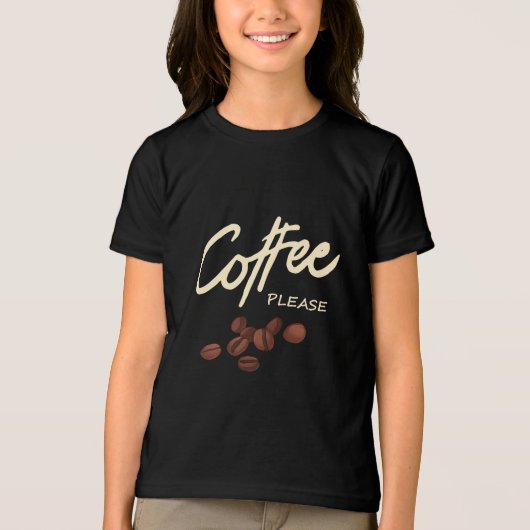 コーヒーをお願い トライブレンドＴシャツ (正面)