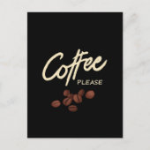 コーヒーをお願い ポストカード (正面)