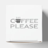 コーヒーをお願い – マグカップ – グレーと黒。 フェイバーボックス (上部)