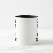 コーヒーをくれたら誰も傷つけたりしないのに マグカップ (中央)