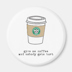 コーヒーをくれる マグネット