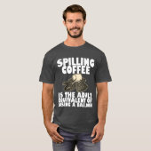 コーヒーをこぼすのは風船を失くすようなもの4 少年 Tシャツ (正面フル)