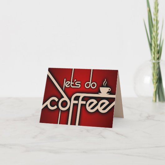 コーヒーをしよう! カード (正面)