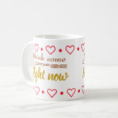 コーヒーをすぐに飲む コーヒーマグカップ (正面左)