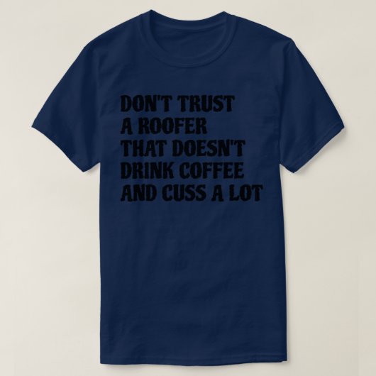 コーヒーをたくさん飲む屋上 Tシャツ (デザイン正面)