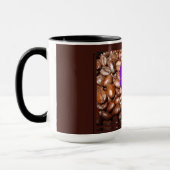 「コーヒーをどうぞ！」 絵文字おもしろいマグ マグカップ (左)