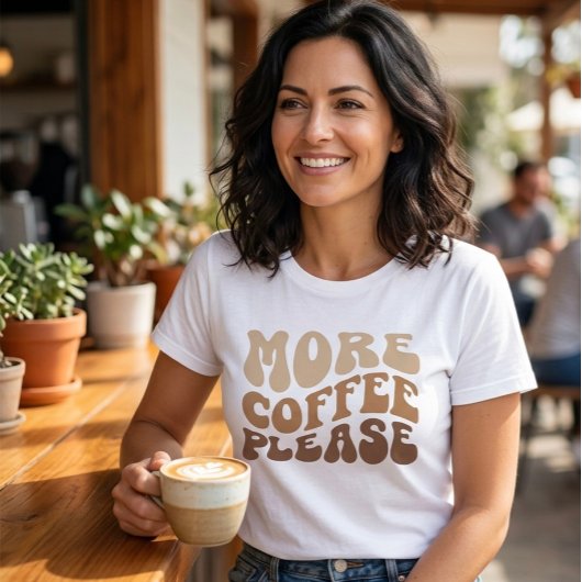 コーヒーをもう一杯ください。 トライブレンドTシャツ
