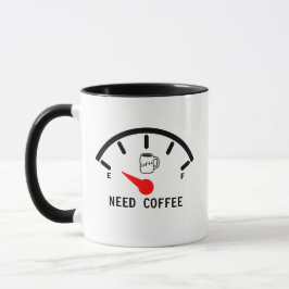 コーヒーをもっとカフェインおもしろいギフトユーモアのあるマグが必要 マグカップ