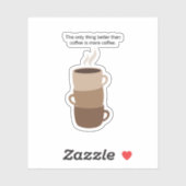 コーヒーをもっと飲む シール (シート)