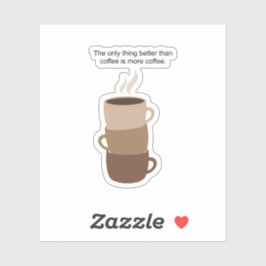 コーヒーをもっと飲む シール