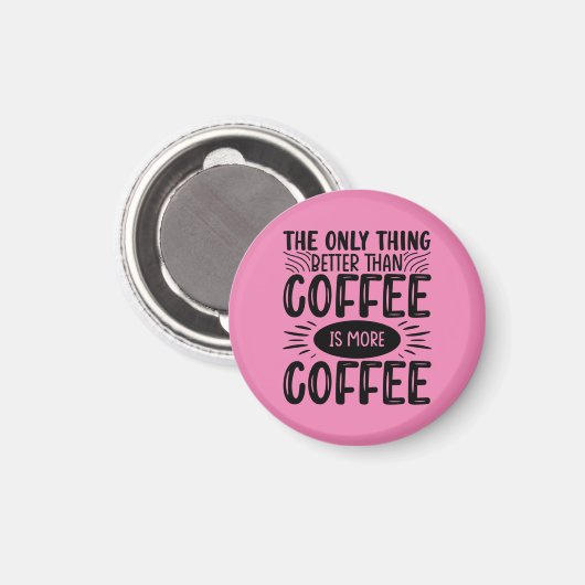 コーヒーをもっと飲む マグネット (正面/裏面)