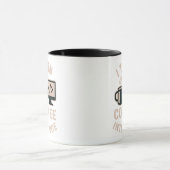 コーヒーをコードに変えるなんて面白い マグカップ (中央)