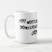 コーヒーをダウンロードしません コーヒーマグカップ (左)