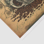 コーヒーをテーマにしたエフェメラのコラージュティッシュペーパー 薄葉紙 (詳細)