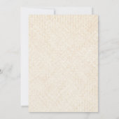 コーヒーをテーマにしたカップルのブライダルシャワーへの招待 招待状 (裏面)