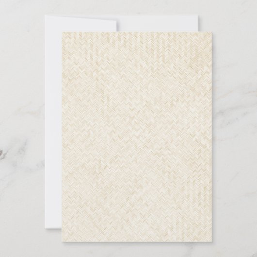 コーヒーをテーマにしたカップルのブライダルシャワーへの招待 招待状 (裏面)