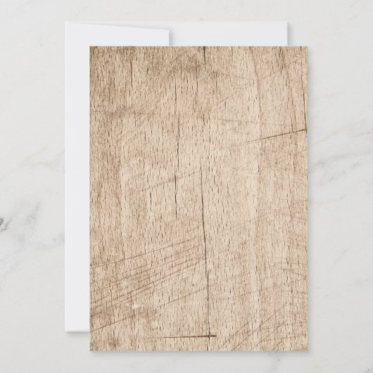 コーヒーをテーマにしたブライダルシャワーの招待状 招待状 (裏面)