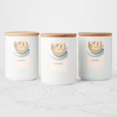 コーヒーをテーマにしたブライダルシャワーバー用ラベル フードラベル (ボトル)