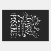 コーヒーをテーマにした包装紙シート ラッピングペーパーシート (正面)