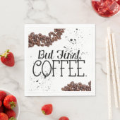 コーヒーをテーマにした紙ナプキン スタンダードランチョンナプキン (インサイチュ)