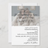 コーヒーをテーマにした結婚式招待状デザイン 招待状 (正面)