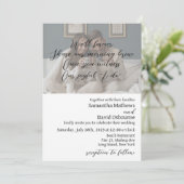 コーヒーをテーマにした結婚式招待状デザイン 招待状 (スタンド正面)