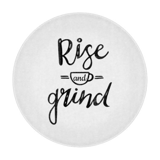 コーヒーをテーマにした カッティングボード (正面)