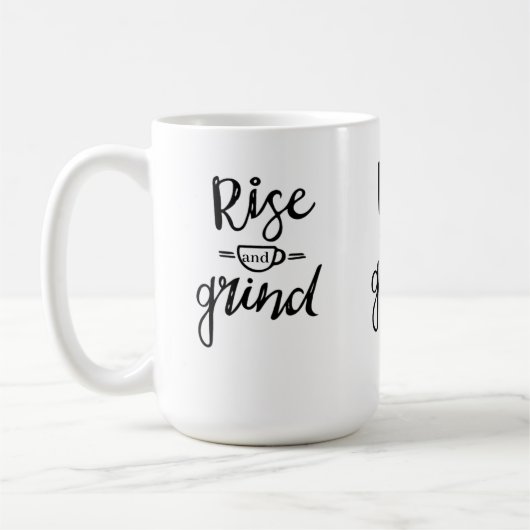 コーヒーをテーマにした コーヒーマグカップ (左)