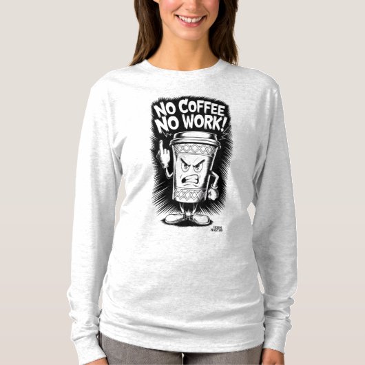 コーヒーをテーマにしたTシャツ Tシャツ (正面)