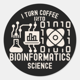 コーヒーをバイオインフォマティクス科学に変える ラウンドシール