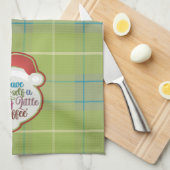 コーヒーをメリー飲む キッチンタオル (四つ折り)