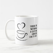 コーヒーを一杯でも飲んでも引用文が直らないおもしろい コーヒーマグカップ (左)