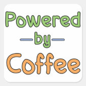 コーヒーを使用 スクエアシール (正面)