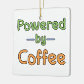 コーヒーを使用 セラミックオーナメント (左)