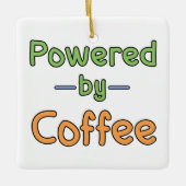 コーヒーを使用 セラミックオーナメント (正面)