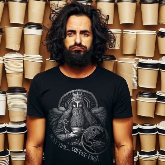 コーヒーを先に! Tシャツ