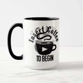 コーヒーを入れて面白いコーヒーの引用を開始 マグカップ