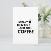 コーヒーを入れるだけの歯医者 サンキューカード (スタンド正面)
